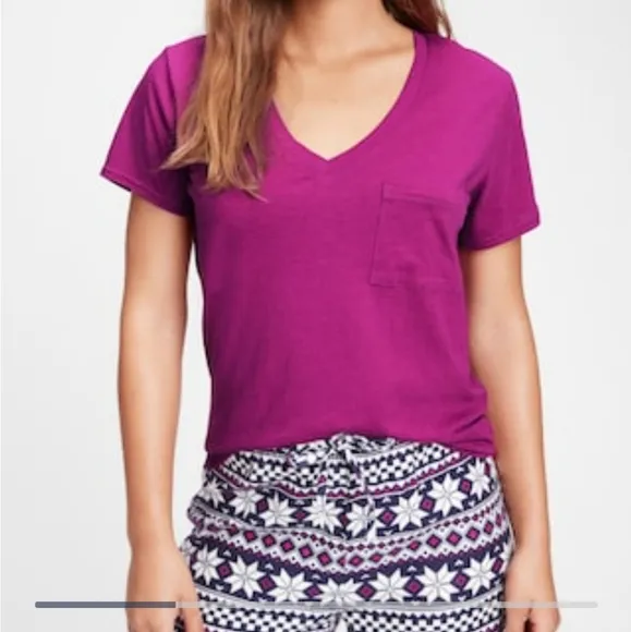 ❄ NWT‼️ GAP brand ladies pajama tee &amp; pant set