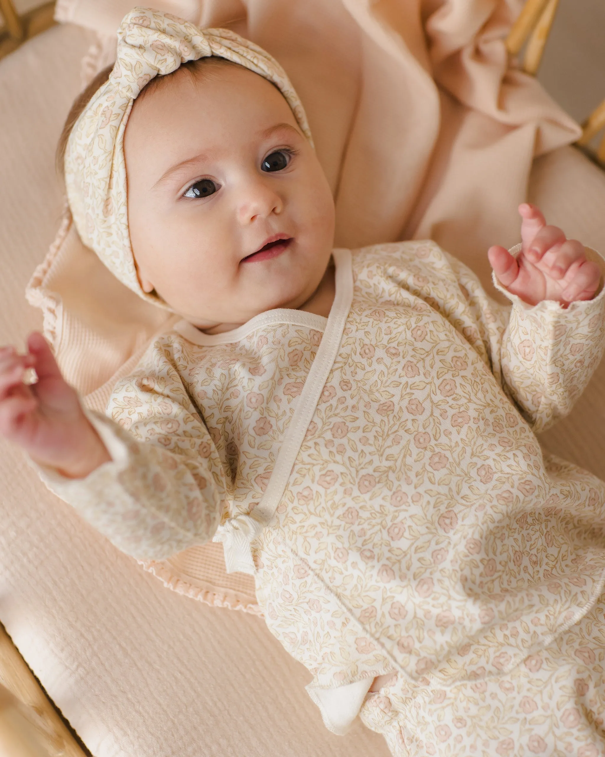 -Wrap Top   Footed Pant Set || Primrose-