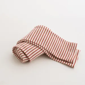 2024 Thin Red & Cream Stripe Leggings