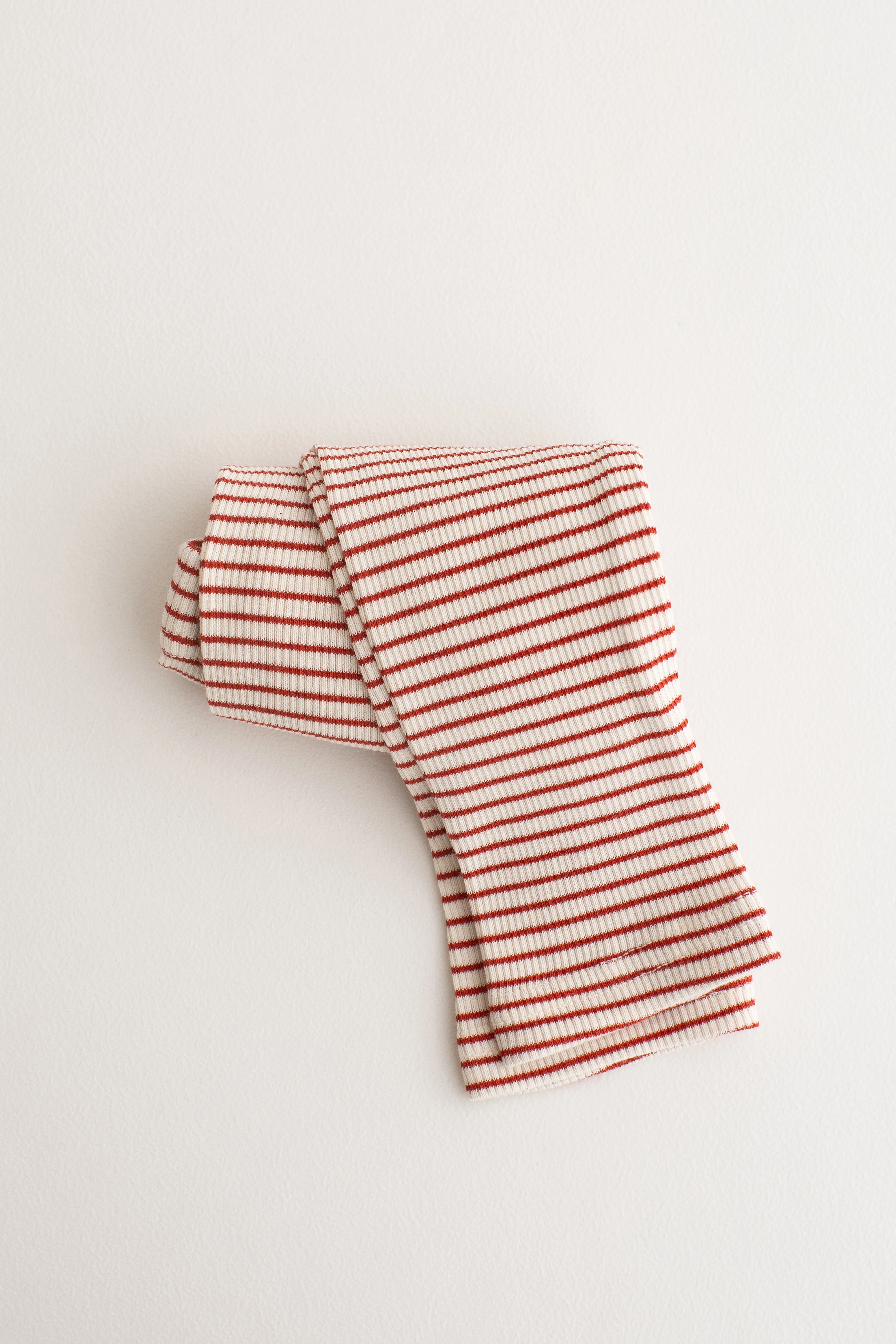 2024 Thin Red & Cream Stripe Leggings