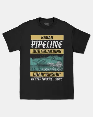 2025 Hawaii Pipeline Bodyboard Championship Official Tee