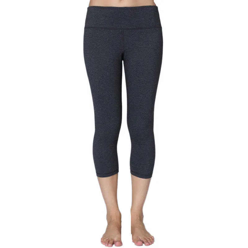 4-way stretch yoga pants leggings Crops Pencil pant capris for women