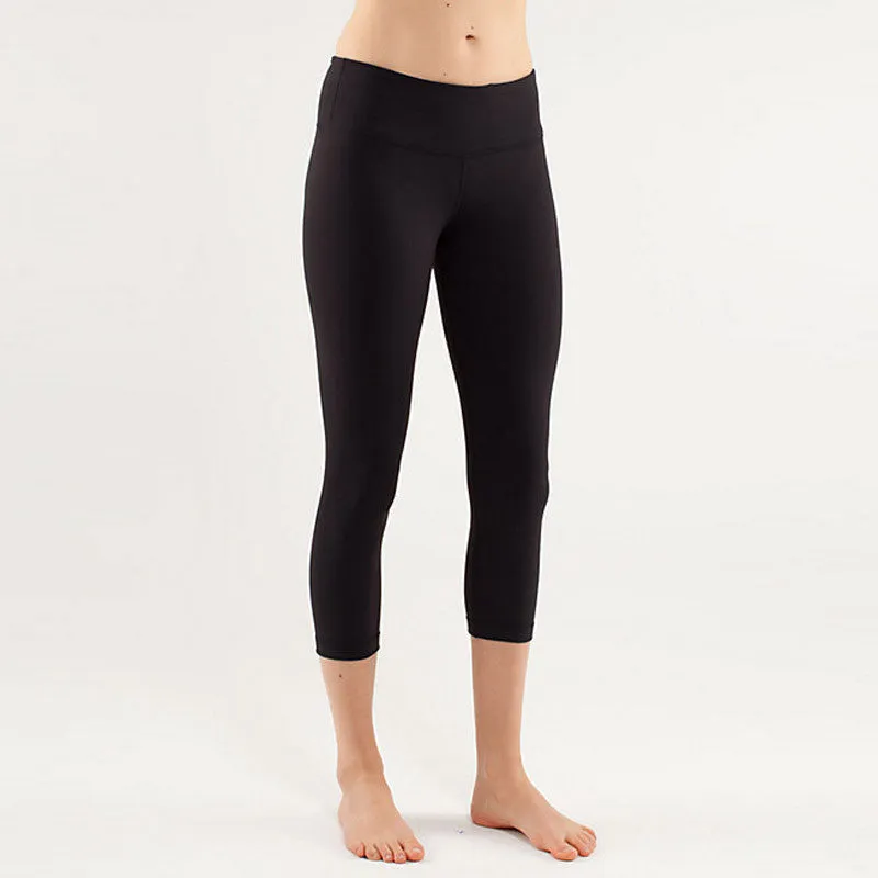 4-way stretch yoga pants leggings Crops Pencil pant capris for women