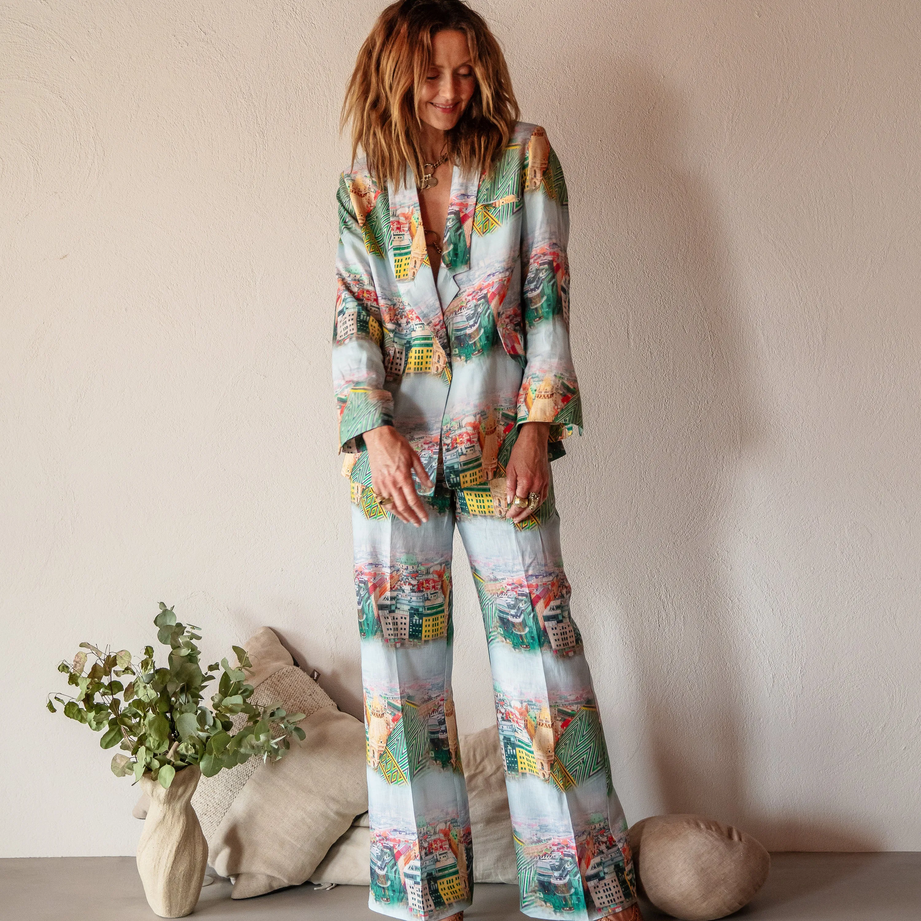 5 Degrees Pants Vienna Print