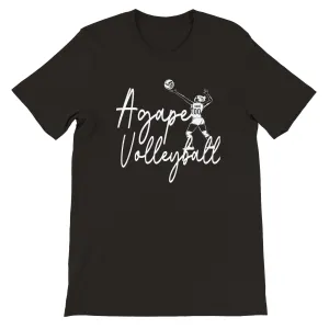 Agape Volleyball - Personalized Premium Unisex Crewneck T-shirt