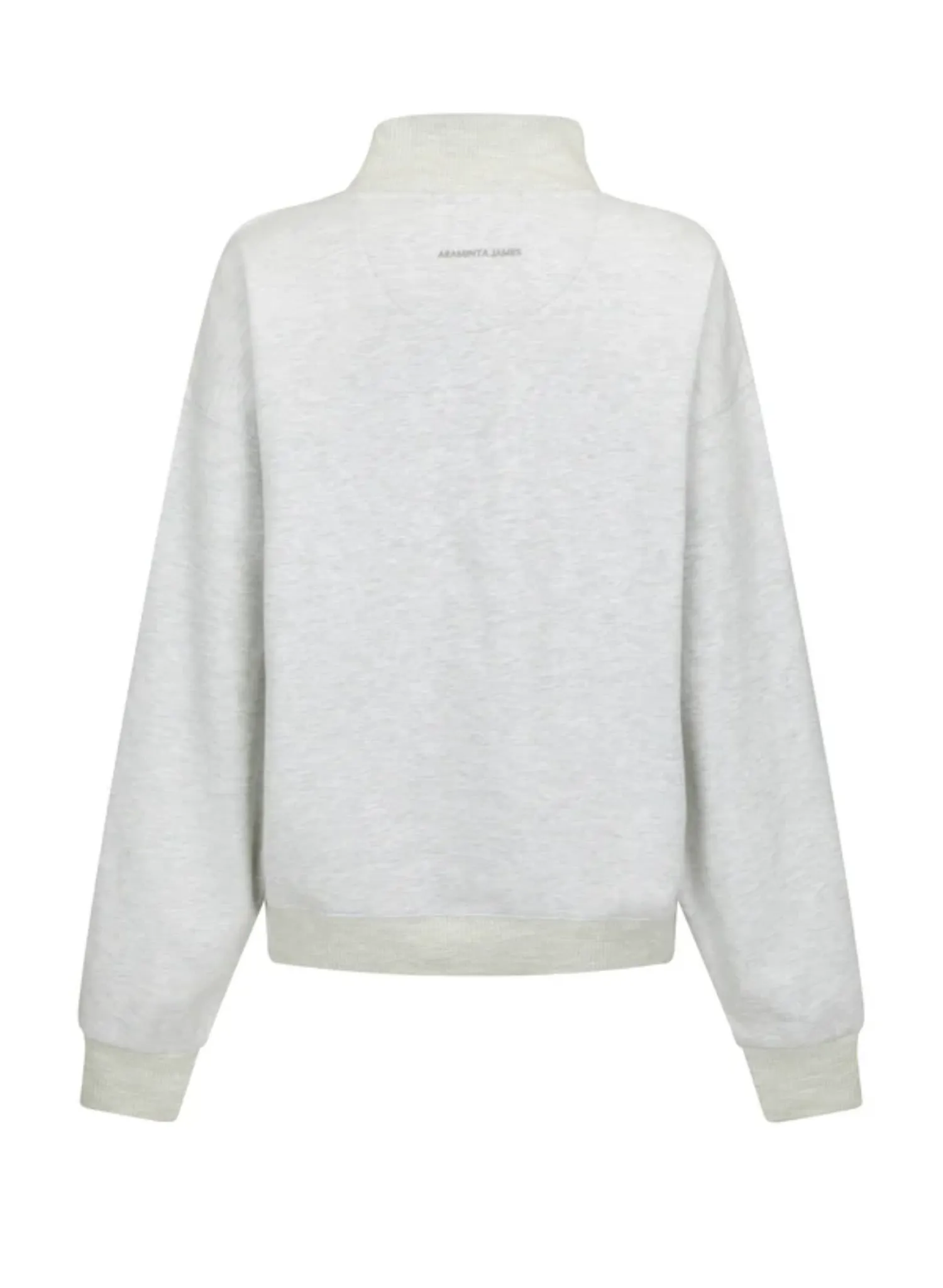 AJ Crest Turtleneck Sweatshirt in Cloud