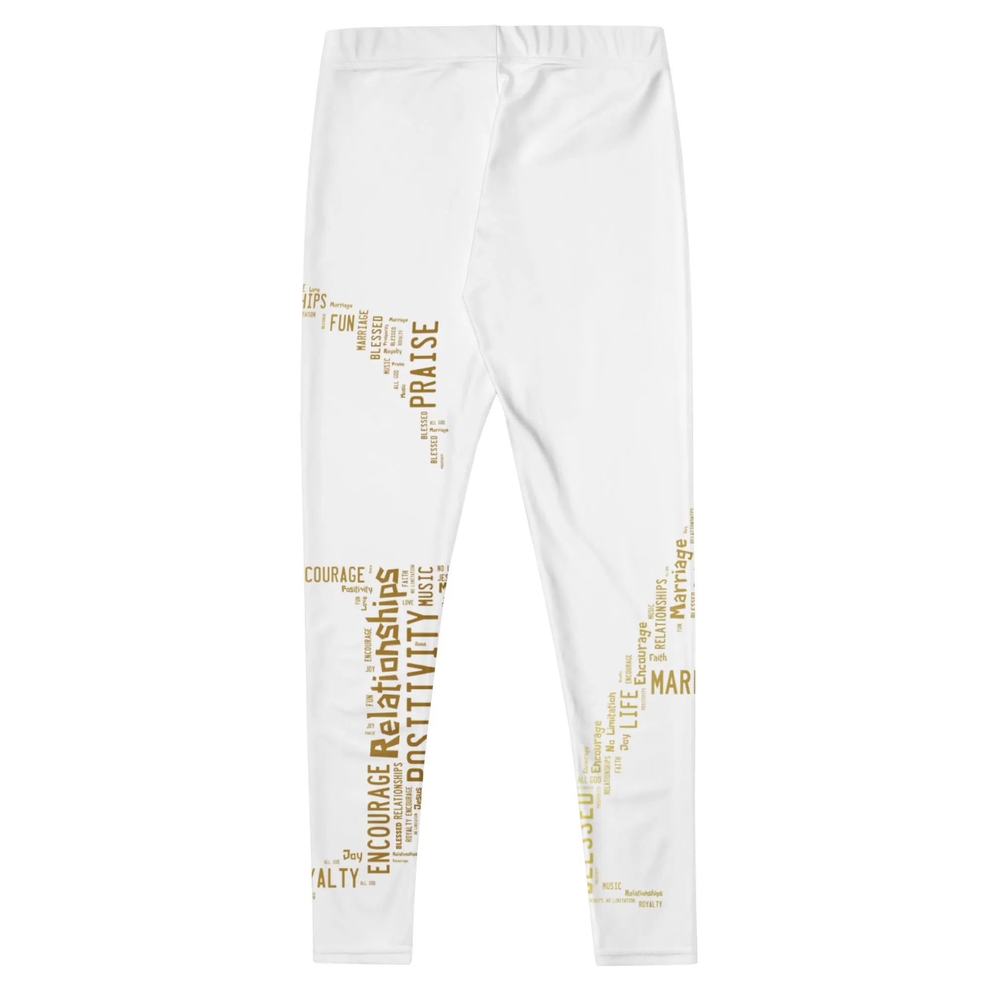 All God Gold Design Leggings