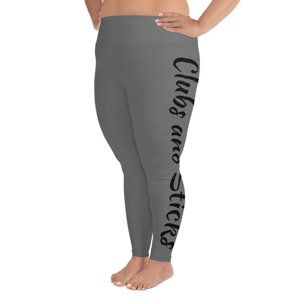 All-Over Print Plus Size Leggings