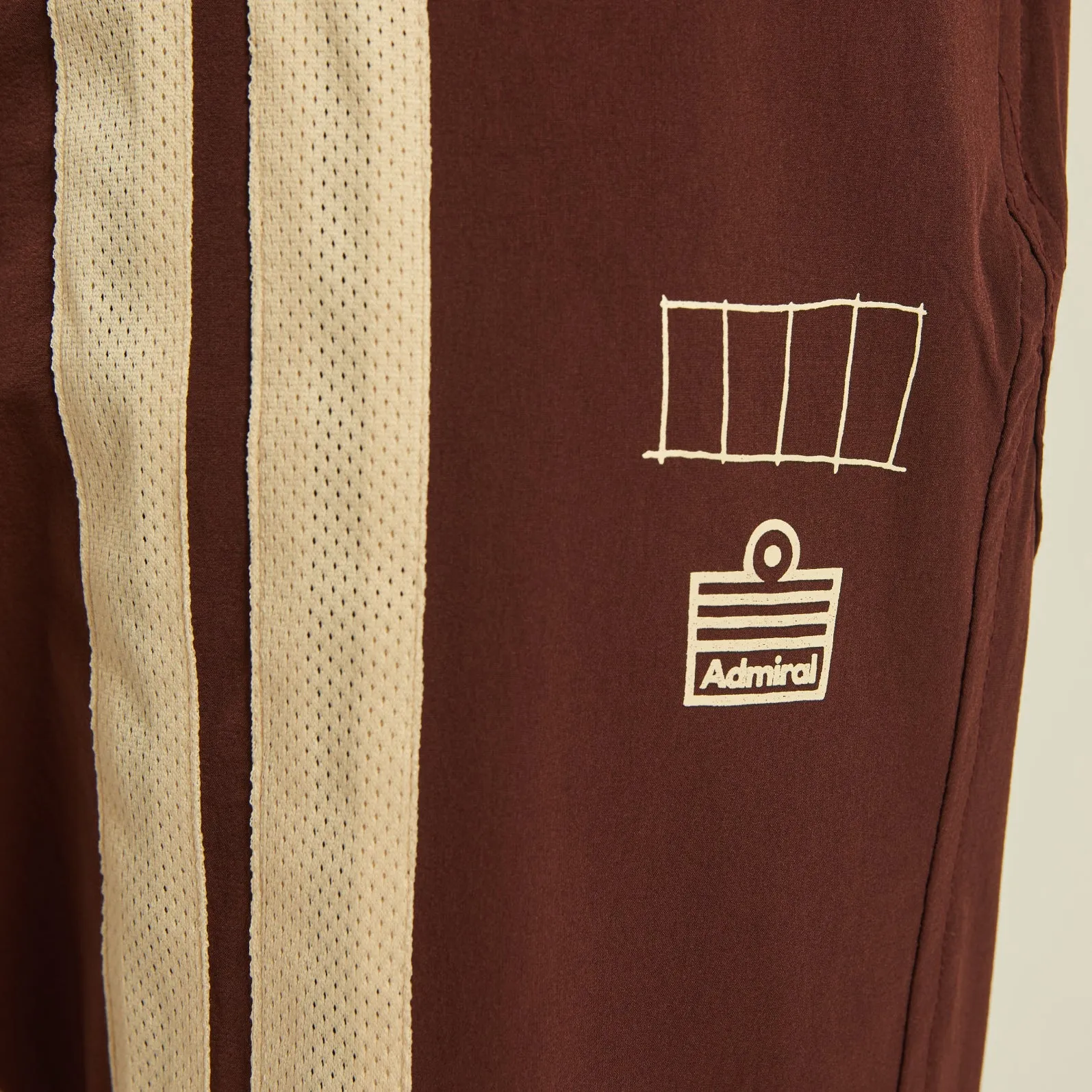 Almost Home x Admiral Original Track Bottoms - Coventry Brown