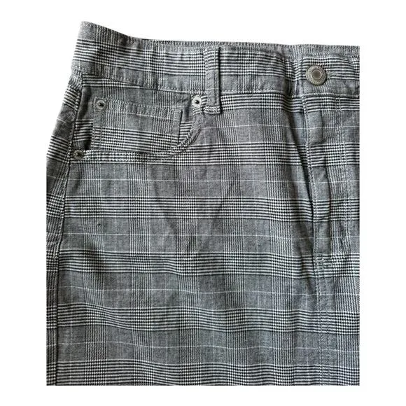 American Eagle High Rise Mini stretch skirts plaid black bundle of 2 size 12