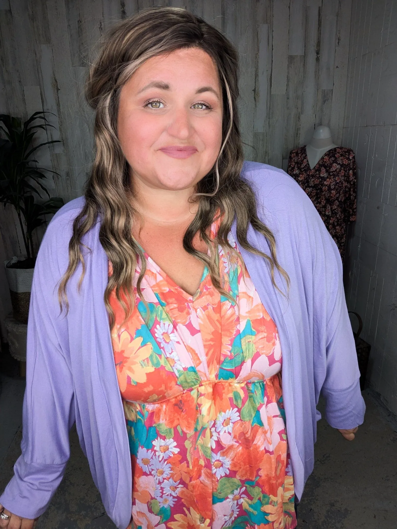 Anika Kimono Cut Floral Top in Sunset Fall