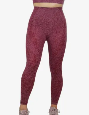 Arise Key Leggings - Burgundy