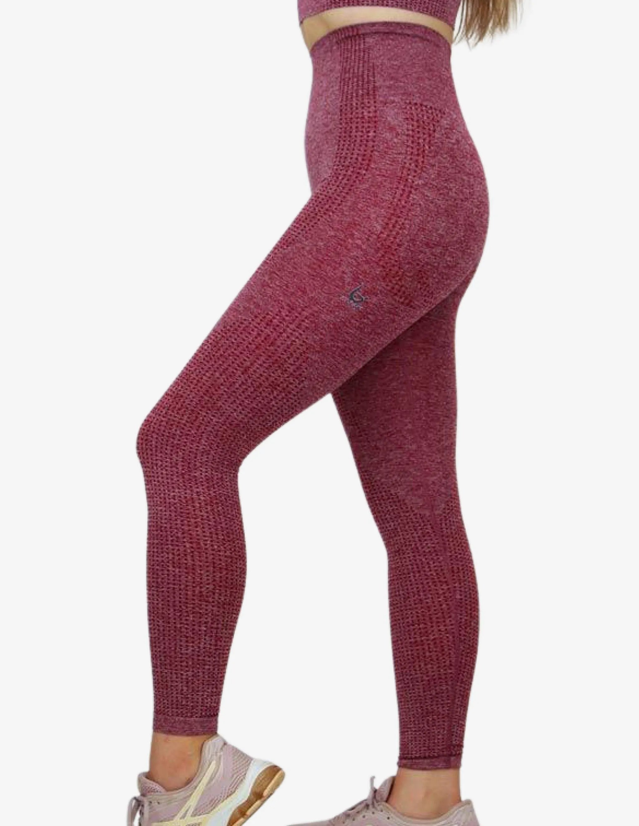 Arise Key Leggings - Burgundy