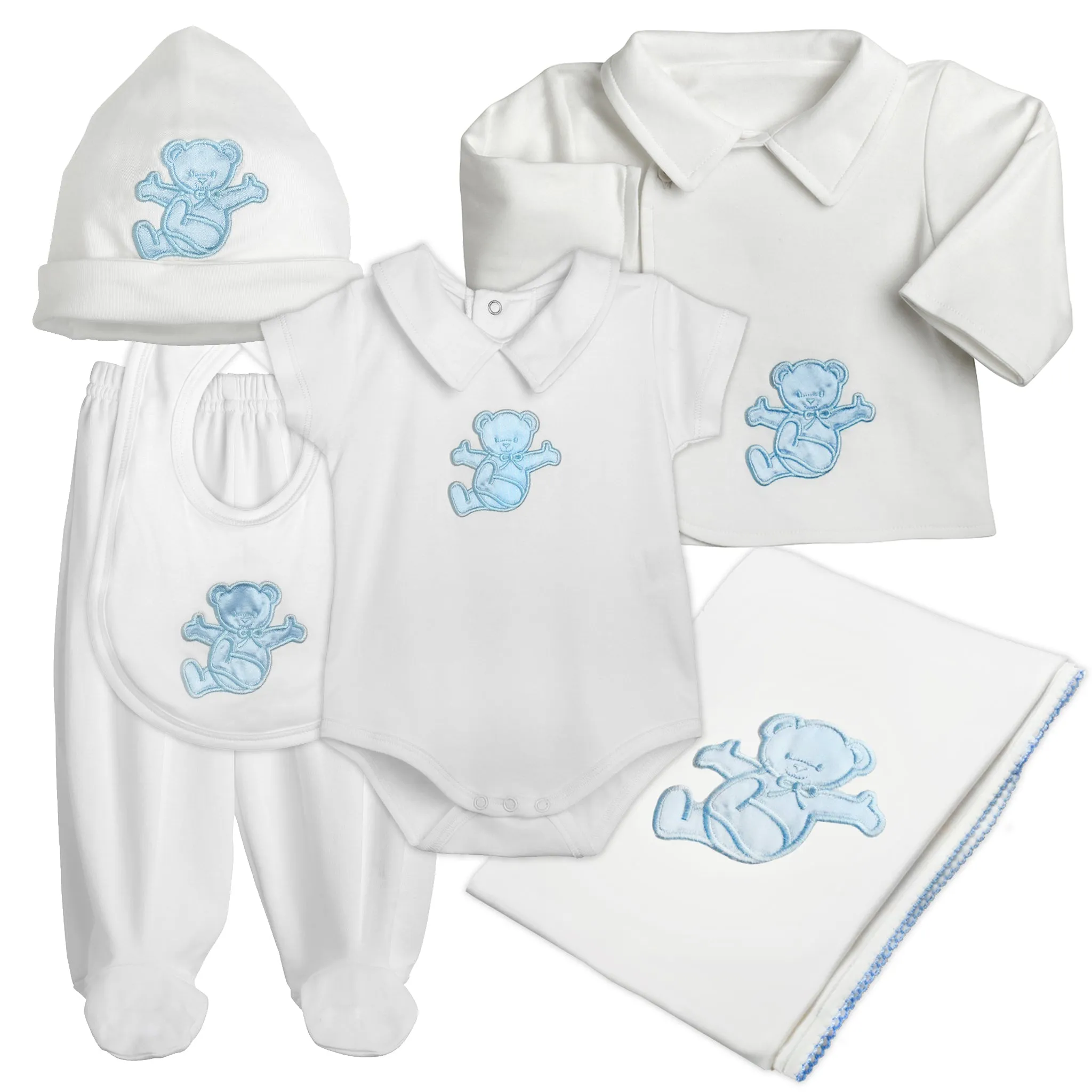 Baby Boys 5-Piece Take Home Gift Set