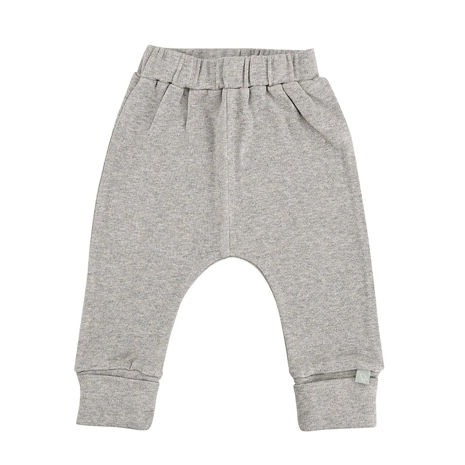 Baby cuffed pants | heather: