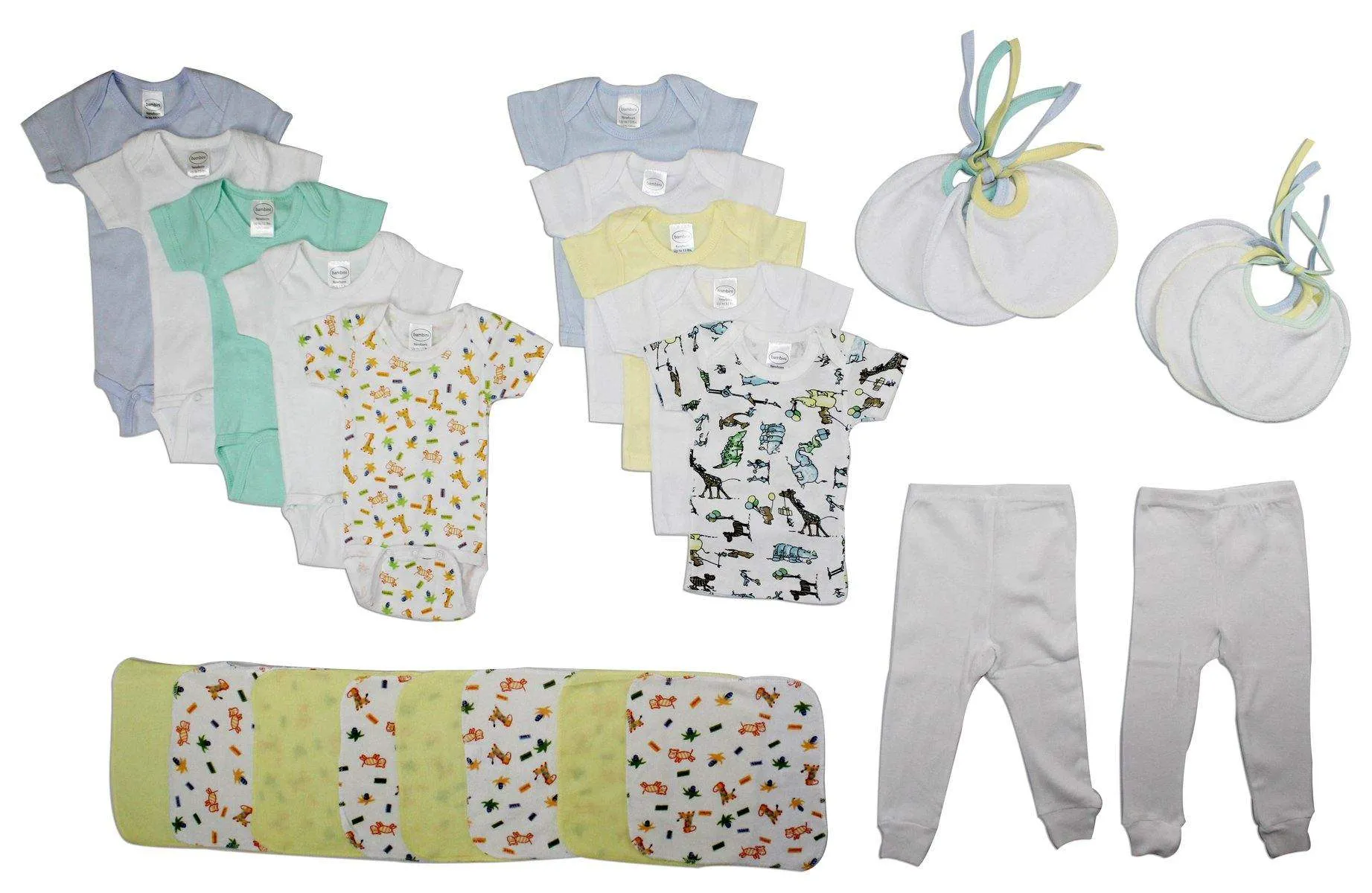 Bambini Boys' 26 Piece Layette Set (NB,S,M,L)