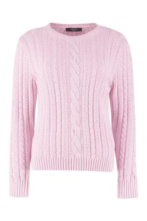 Baschi long sleeve crew-neck sweater