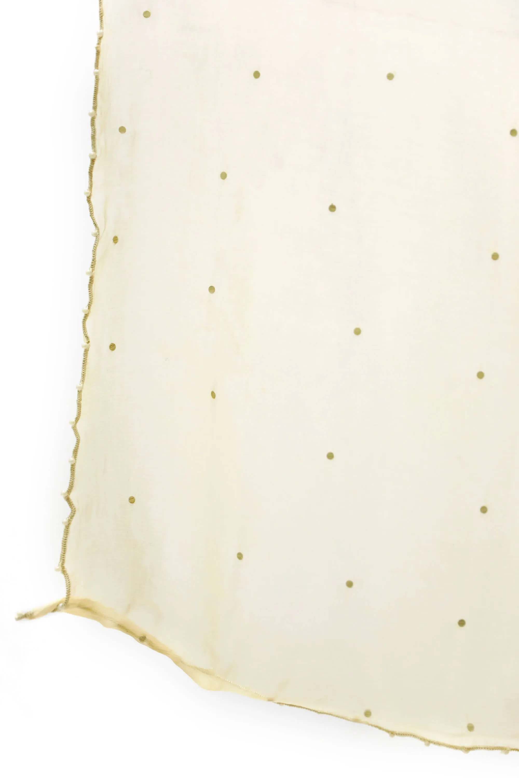 Beige Cotton Silk Suit