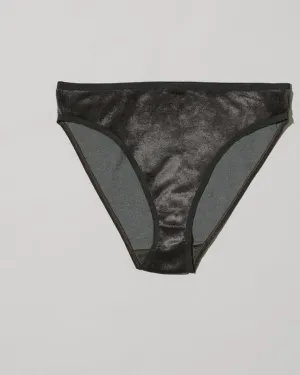 Bell pants  in charcoal velours