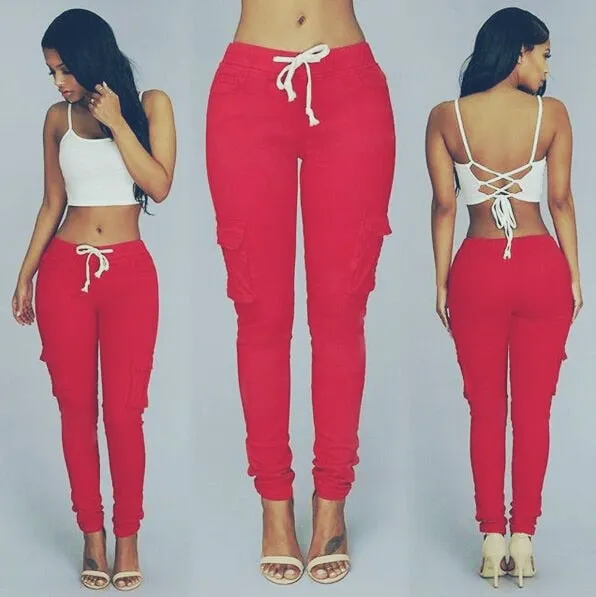 BerryBetty - Elastic Sexy Skinny Pencil Jeans For Women Leggings Jeans Woman High Waist Jeans Women's Thin-Section Denim Pants