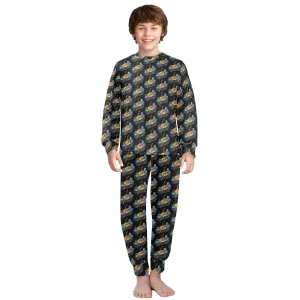 Big Boys' Crew Neck Long Pajama Set