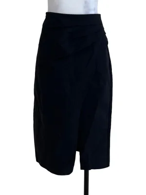 Black Plain Skirt