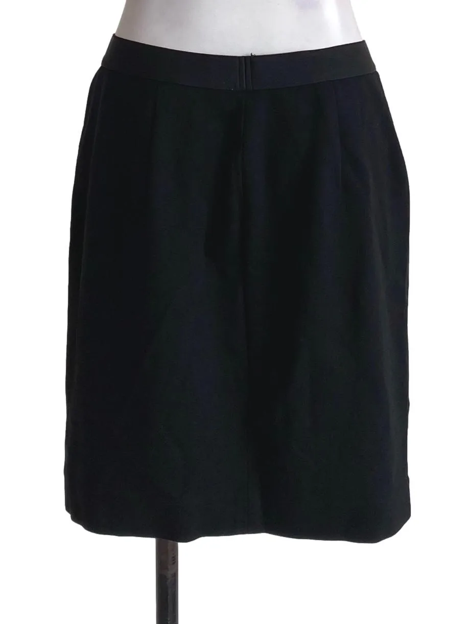 Black Plain Skirt
