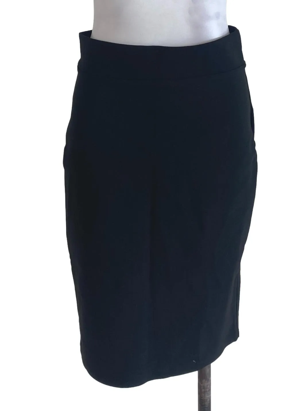 Black Plain Skirt