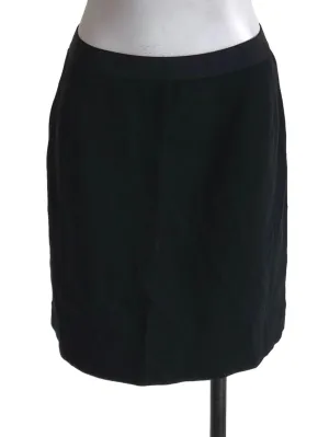 Black Plain Skirt
