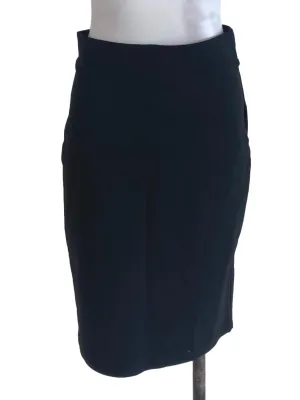 Black Plain Skirt