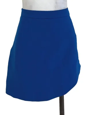 Blue Plain Skirt