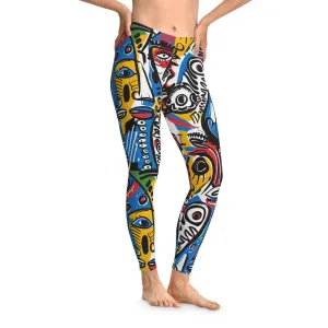 Bold Strokes Stretchy Leggings for Active Wear & Relaxation