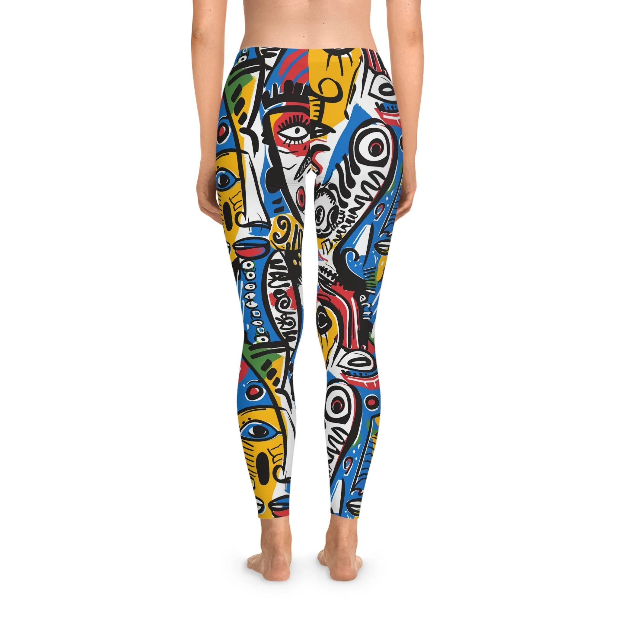 Bold Strokes Stretchy Leggings for Active Wear & Relaxation