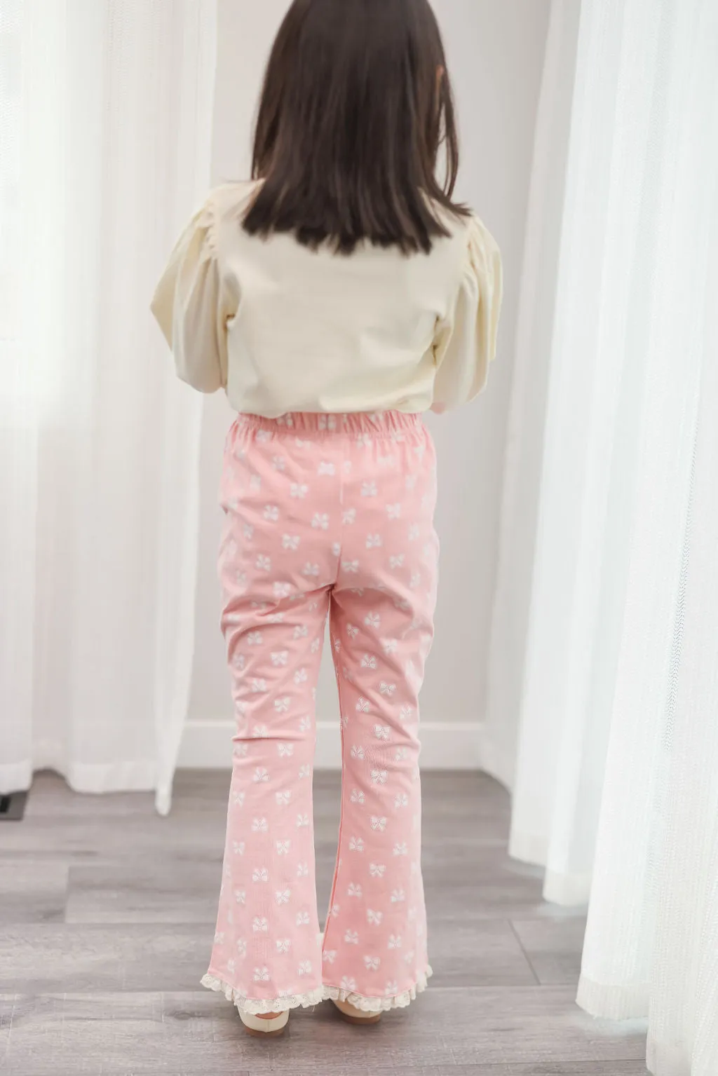 Bow Flared Pants