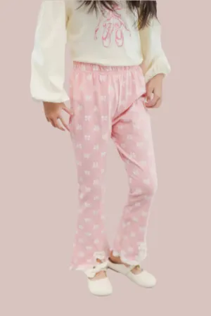 Bow Flared Pants