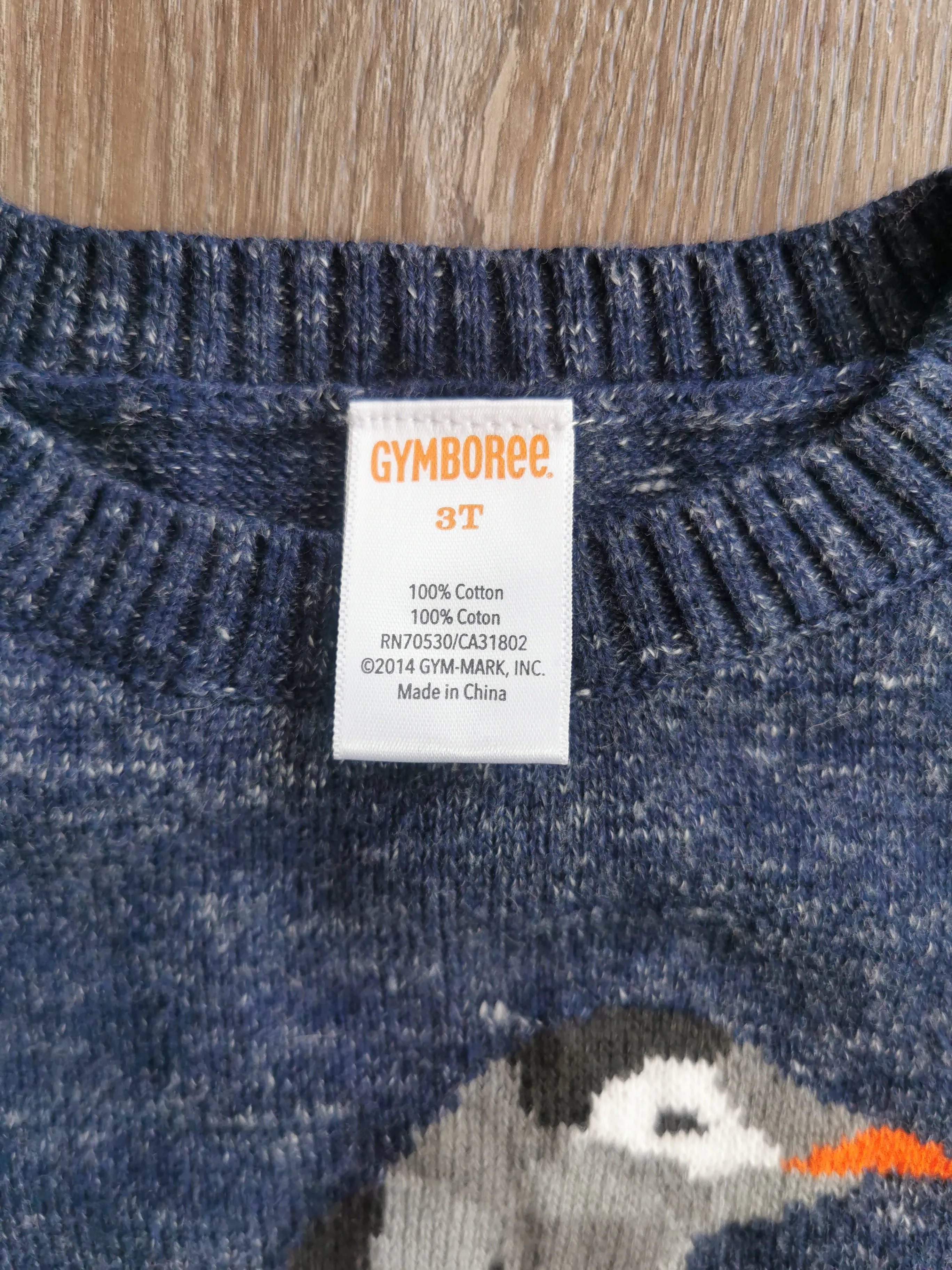 BOY SIZE 3 YEARS - GYMBOREE, Long-sleeve Knit Sweater NWOT B31