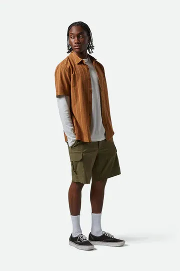 Brixton Cru Stripe Relaxed SS Shirt