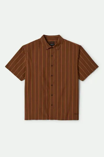 Brixton Cru Stripe Relaxed SS Shirt