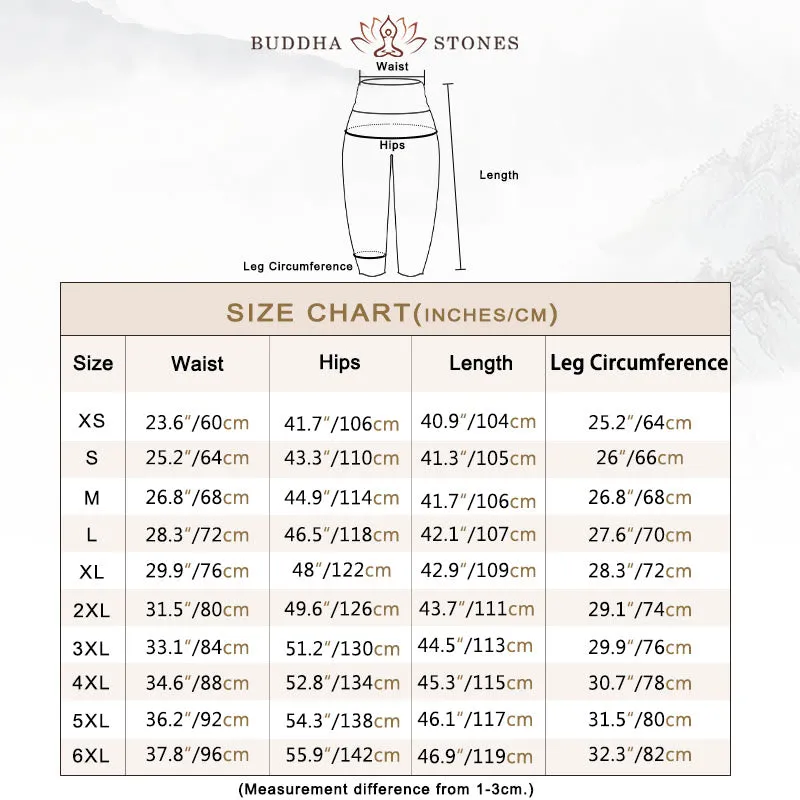 Buddha Stones Casual Magnolias Women's Elastic Waist Harem Pants
