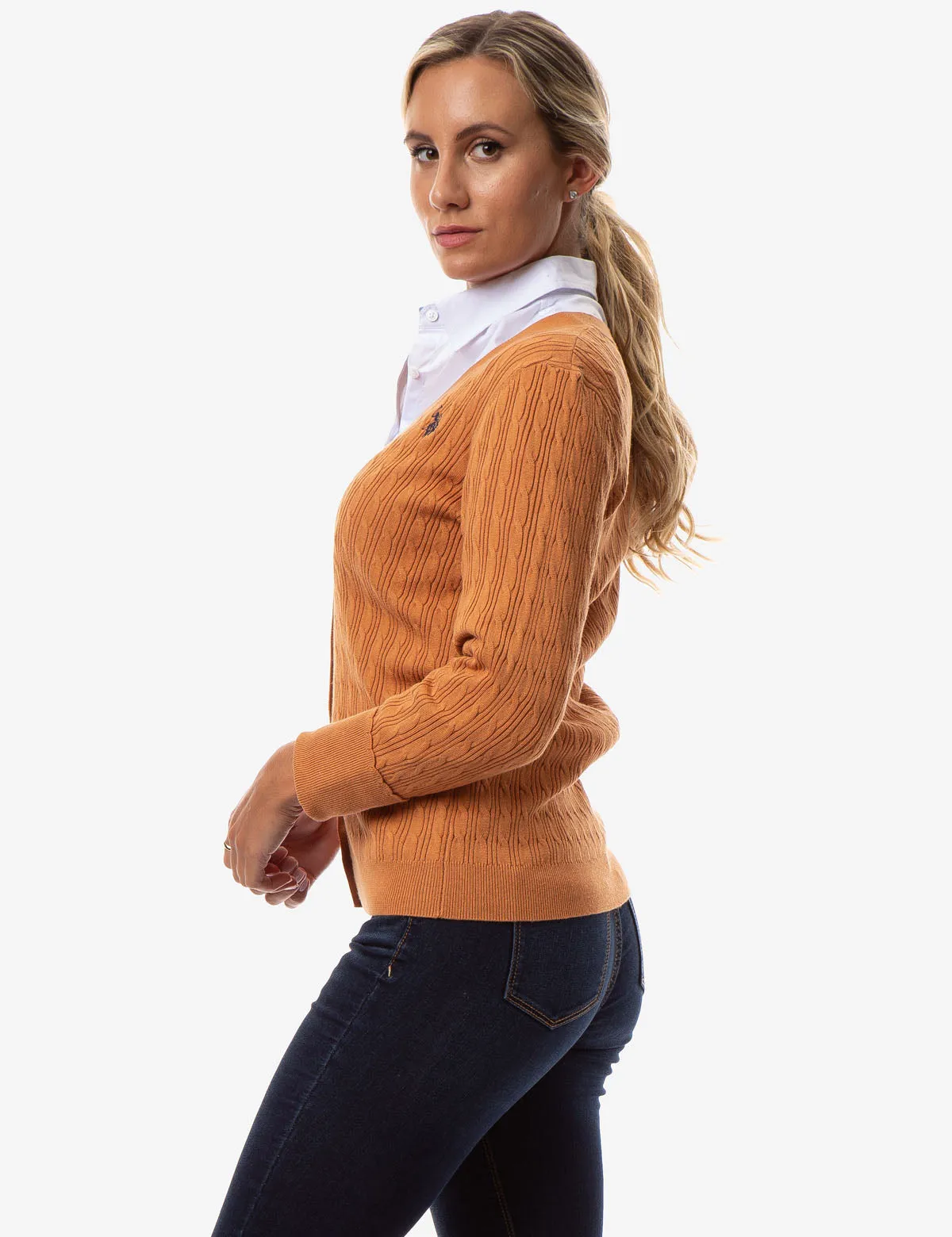 CABLE KNIT CARDIGAN