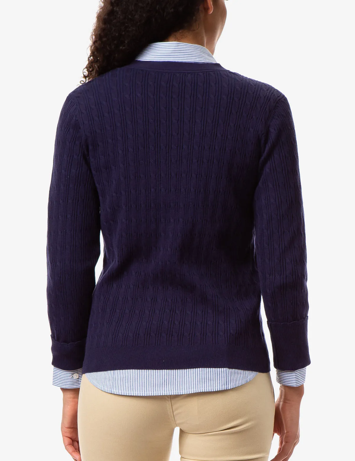 CABLE KNIT CARDIGAN