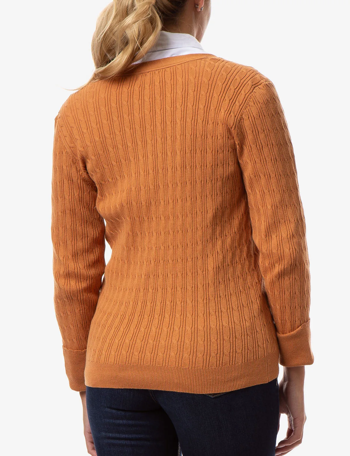 CABLE KNIT CARDIGAN