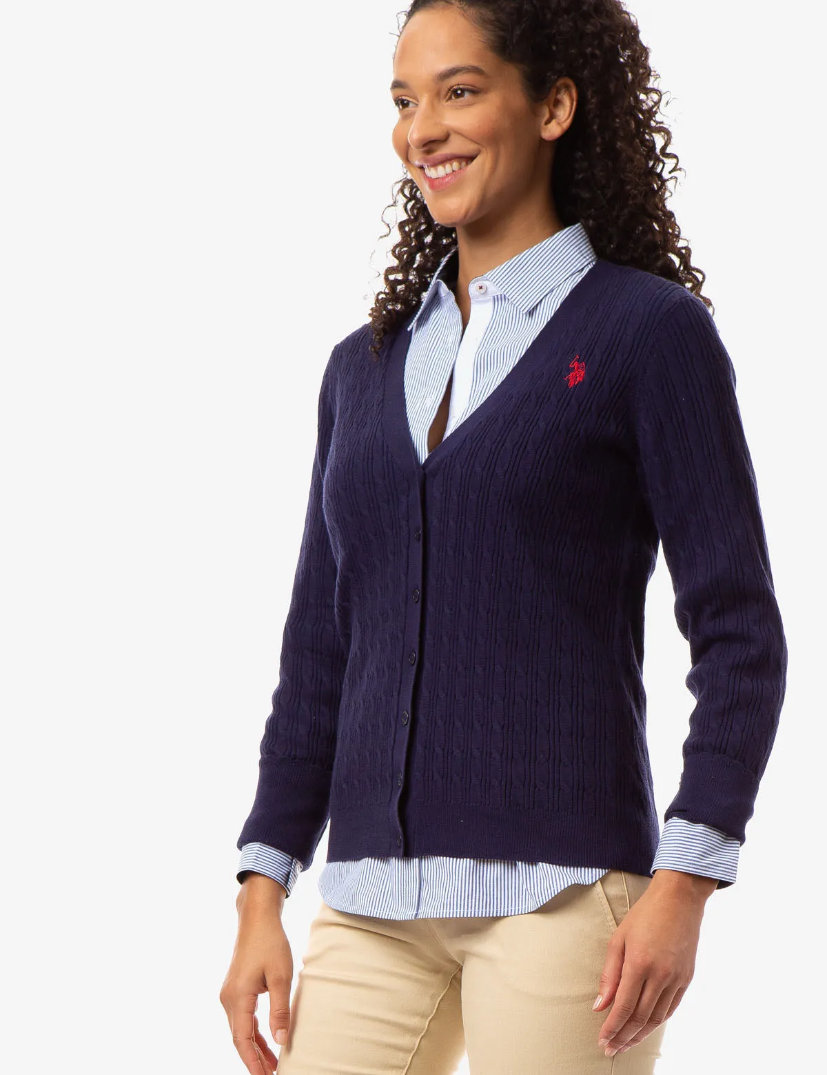 CABLE KNIT CARDIGAN