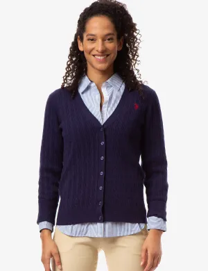 CABLE KNIT CARDIGAN
