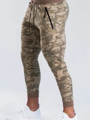 Camouflage Drawstring Active Pants