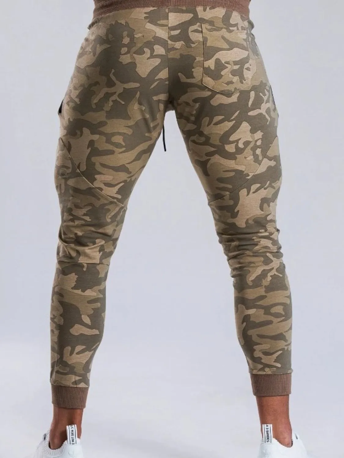 Camouflage Drawstring Active Pants