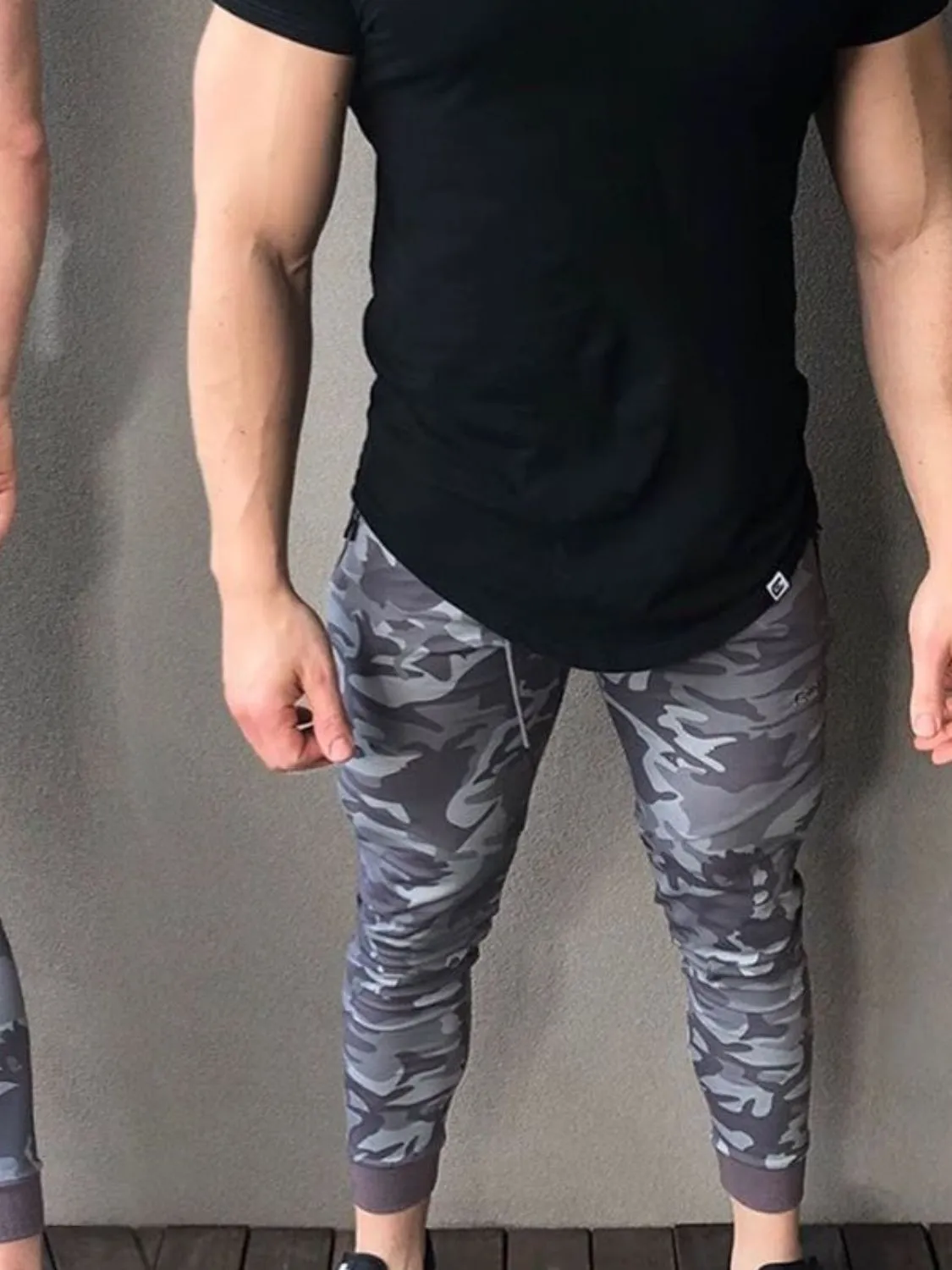 Camouflage Drawstring Active Pants