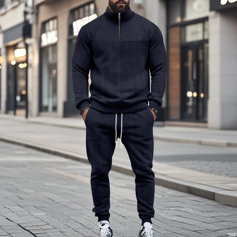 Chictango Cable Knit Polo Set