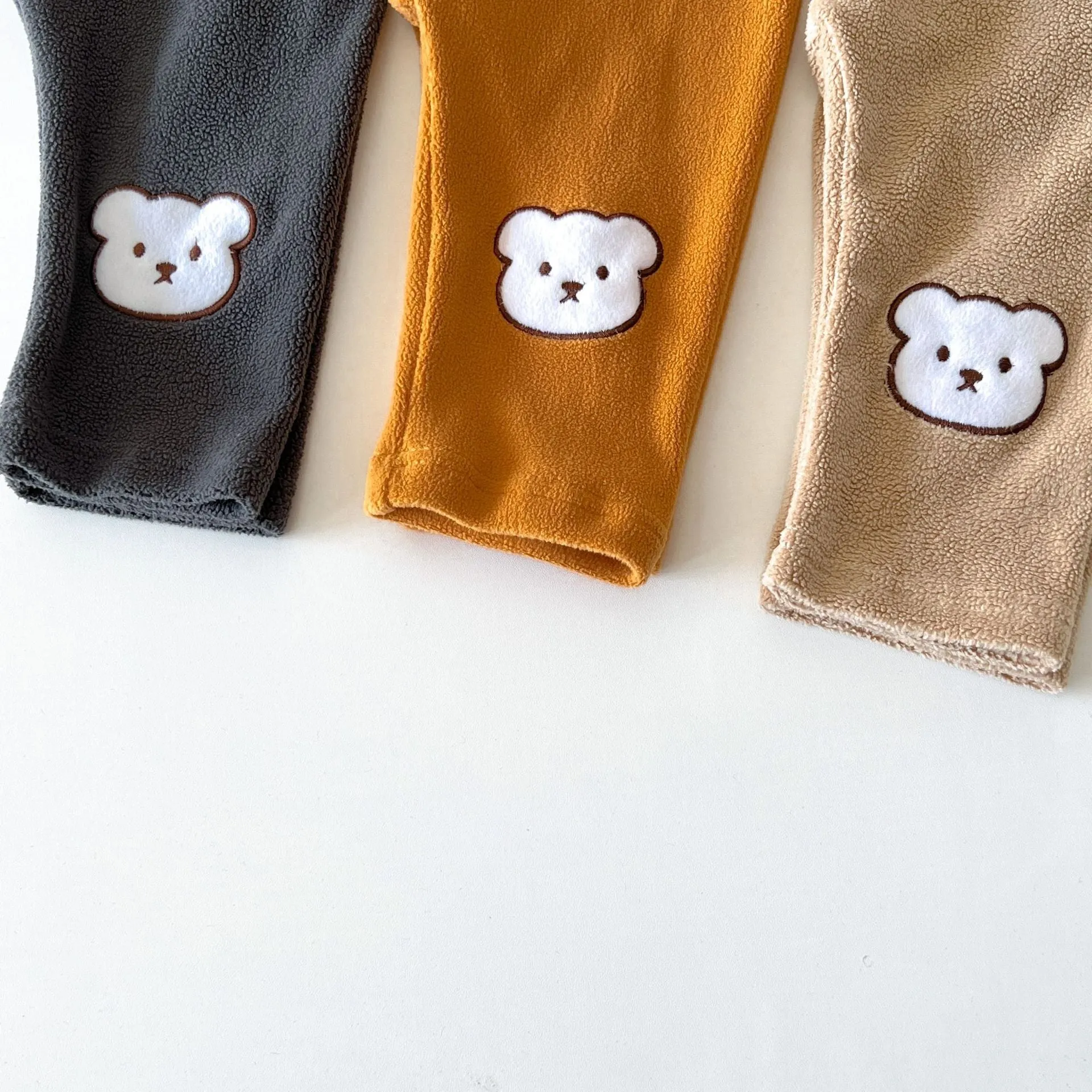 Children's Spring leggings baby spring velvet thin leggings baby trousers baby big PP pants