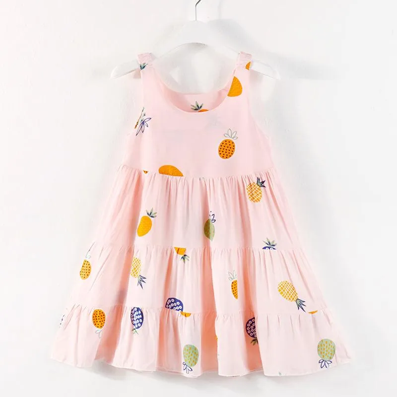 Children's Summer Clothes Baby Girls Princess Dresses Little Girls Children's Clothes Girls' Dresses Cotton Sil Children's Western Style Skirts